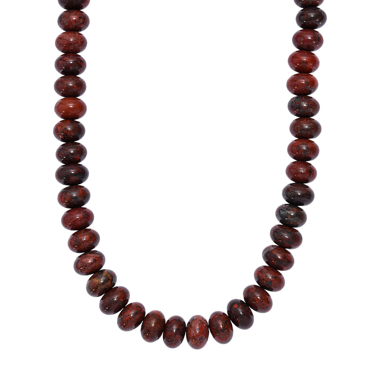 Red Jasper Necklace (Size - 18-1 Ext.) with Senorita Clasp 330.00 Ct. 8181875 0