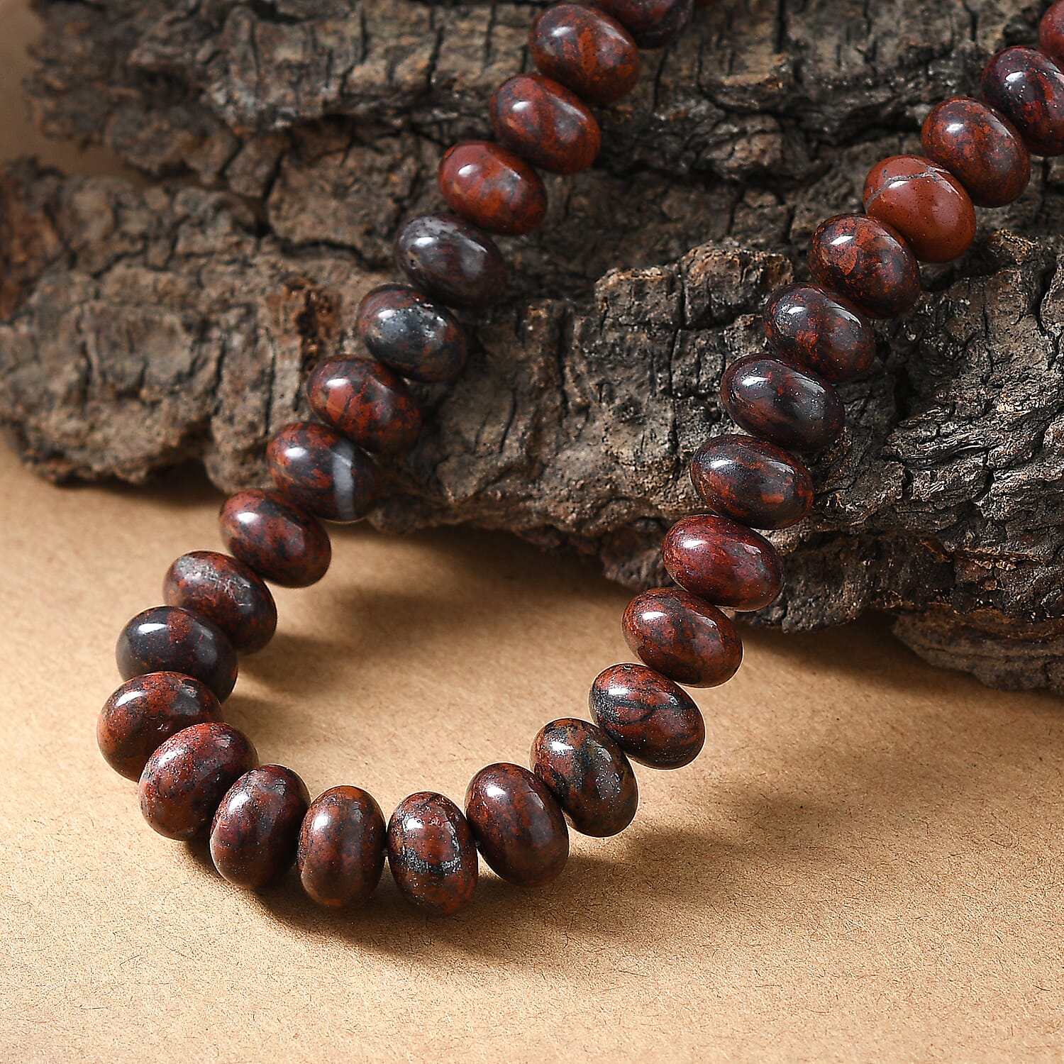 Red Jasper Necklace (Size - 18-1 Ext.) with Senorita Clasp 330.00 Ct. 8181875 2