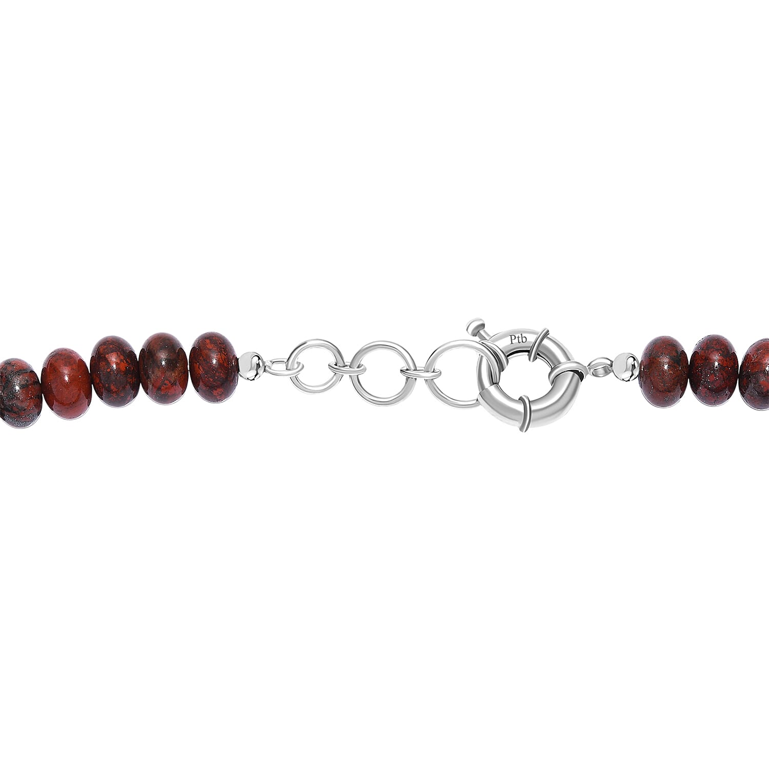 Red Jasper Necklace (Size - 18-1 Ext.) with Senorita Clasp 330.00 Ct. 8181875 5