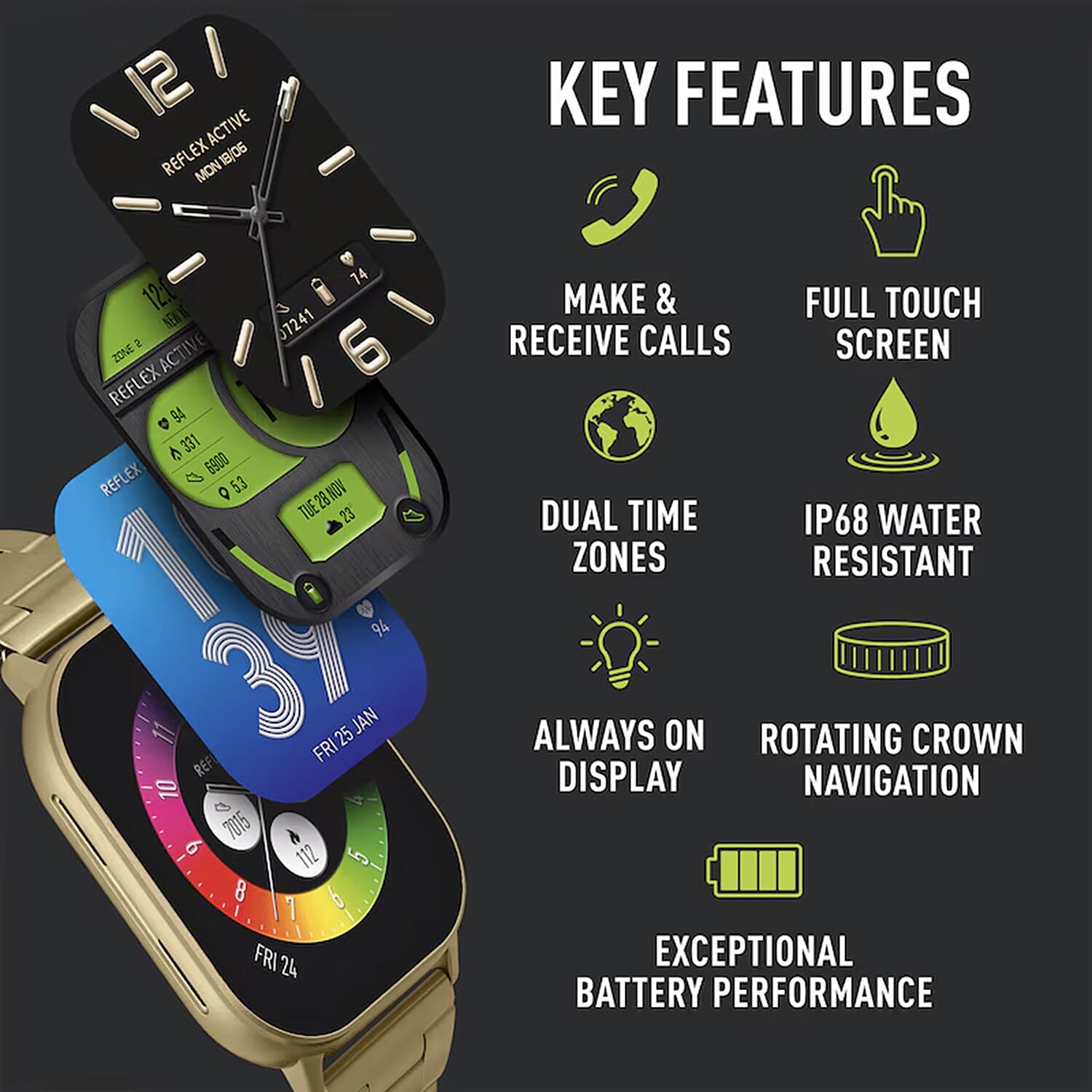 Reflex Active Smartwatch in Silicone 8136917 1