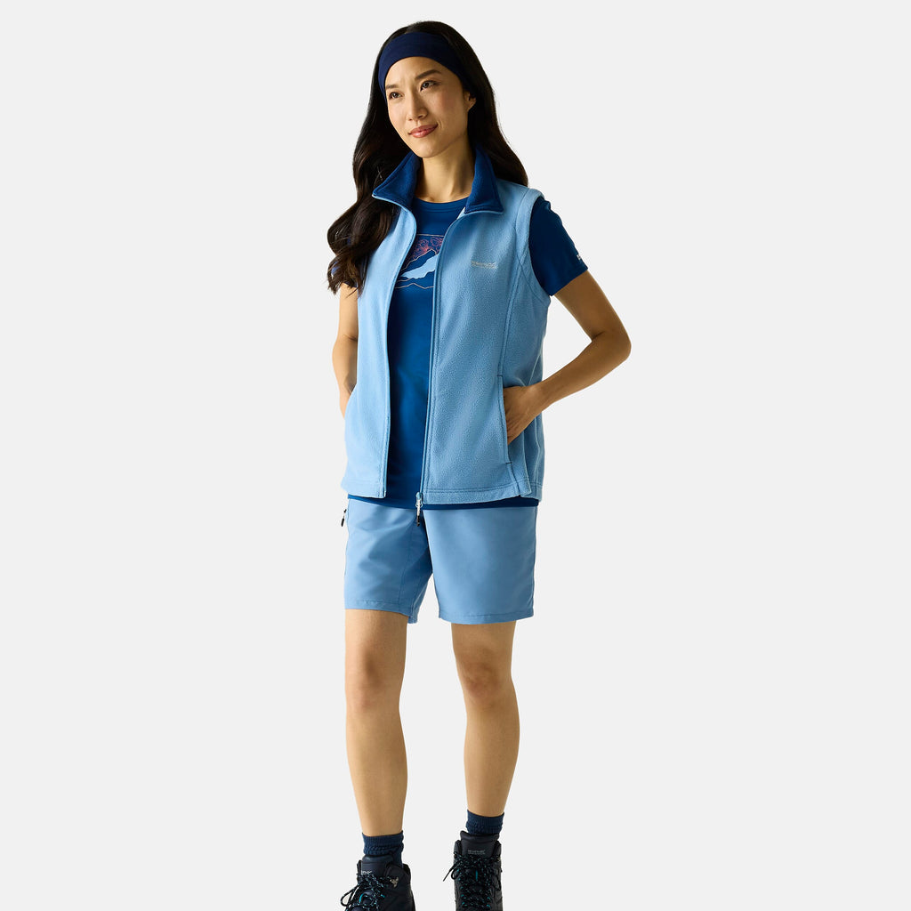 Regatta Womens Soft Fleece Gilet (Size 12) - Denim Blue