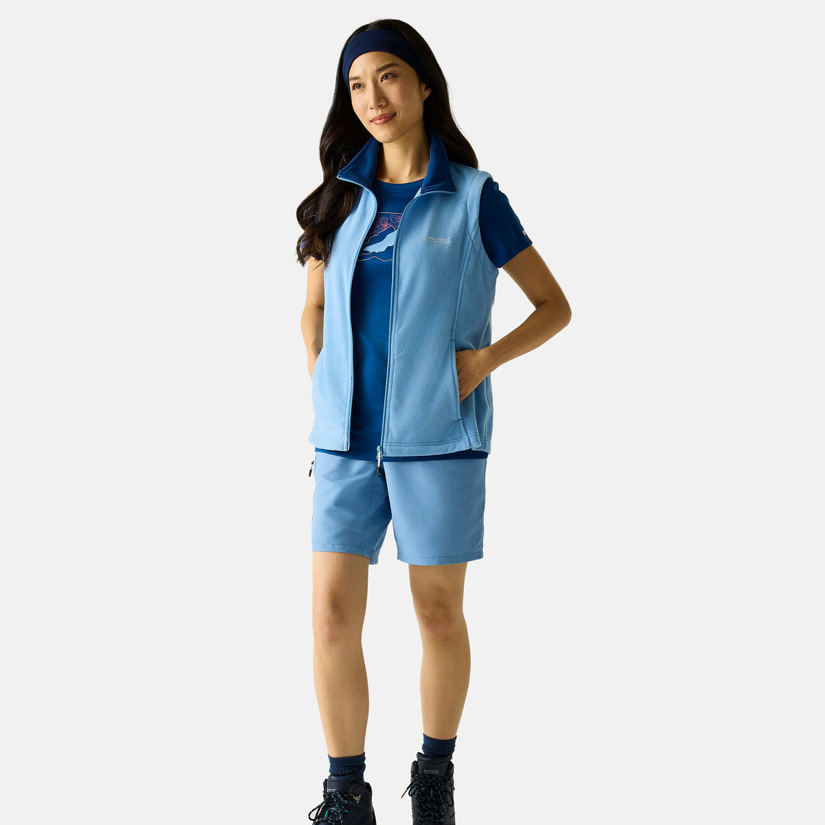 Regatta Womens Soft Fleece Gilet (Size 12) - Denim Blue V32647861 0
