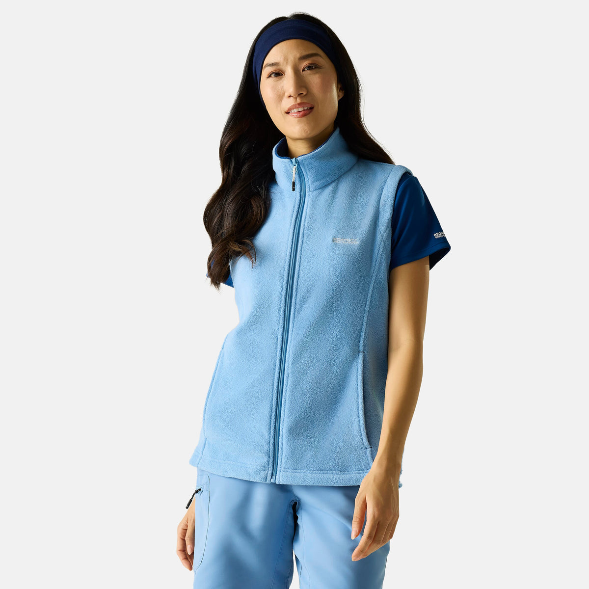 Regatta Womens Soft Fleece Gilet (Size 12) - Denim Blue V32647861 1