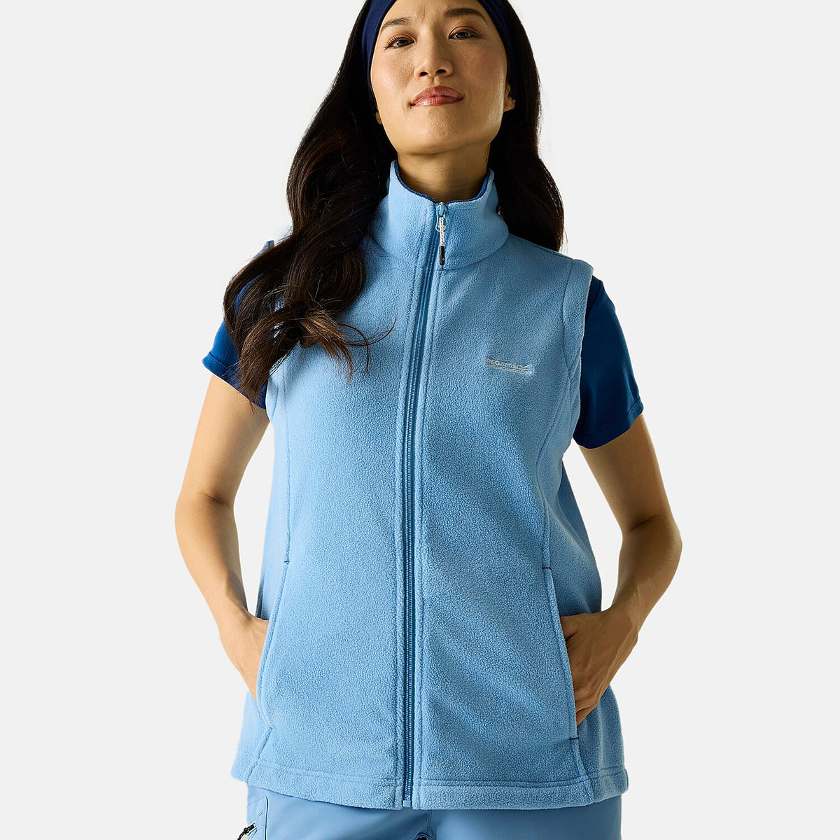 Regatta Womens Soft Fleece Gilet (Size 12) - Denim Blue V32647861 2