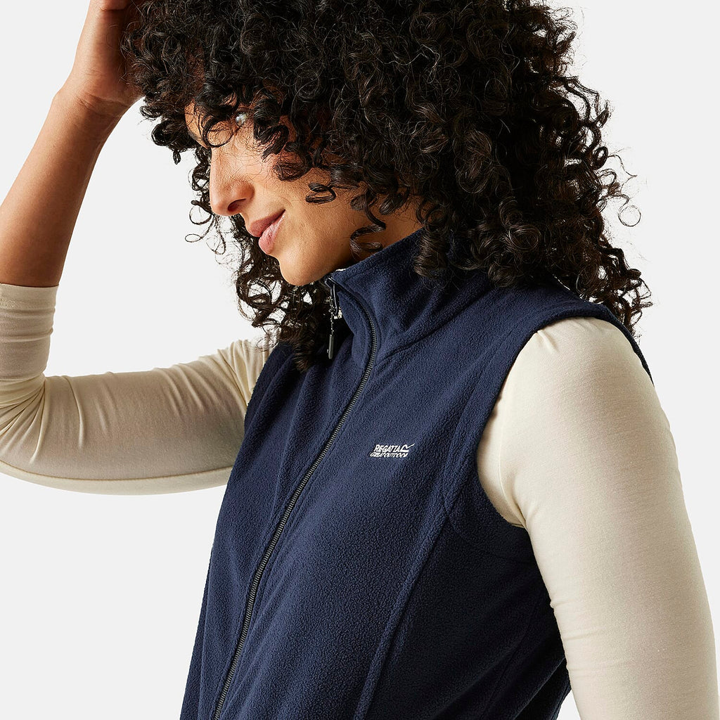 Regatta Womens Soft Fleece Gilet (Size 12) - Blue