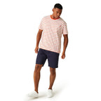 REGATTA 100% Cotton Shorebay II TShirt (Size XXL) - Rusty Orange & White