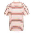 REGATTA 100% Cotton Shorebay II TShirt (Size XXL) - Rusty Orange & White