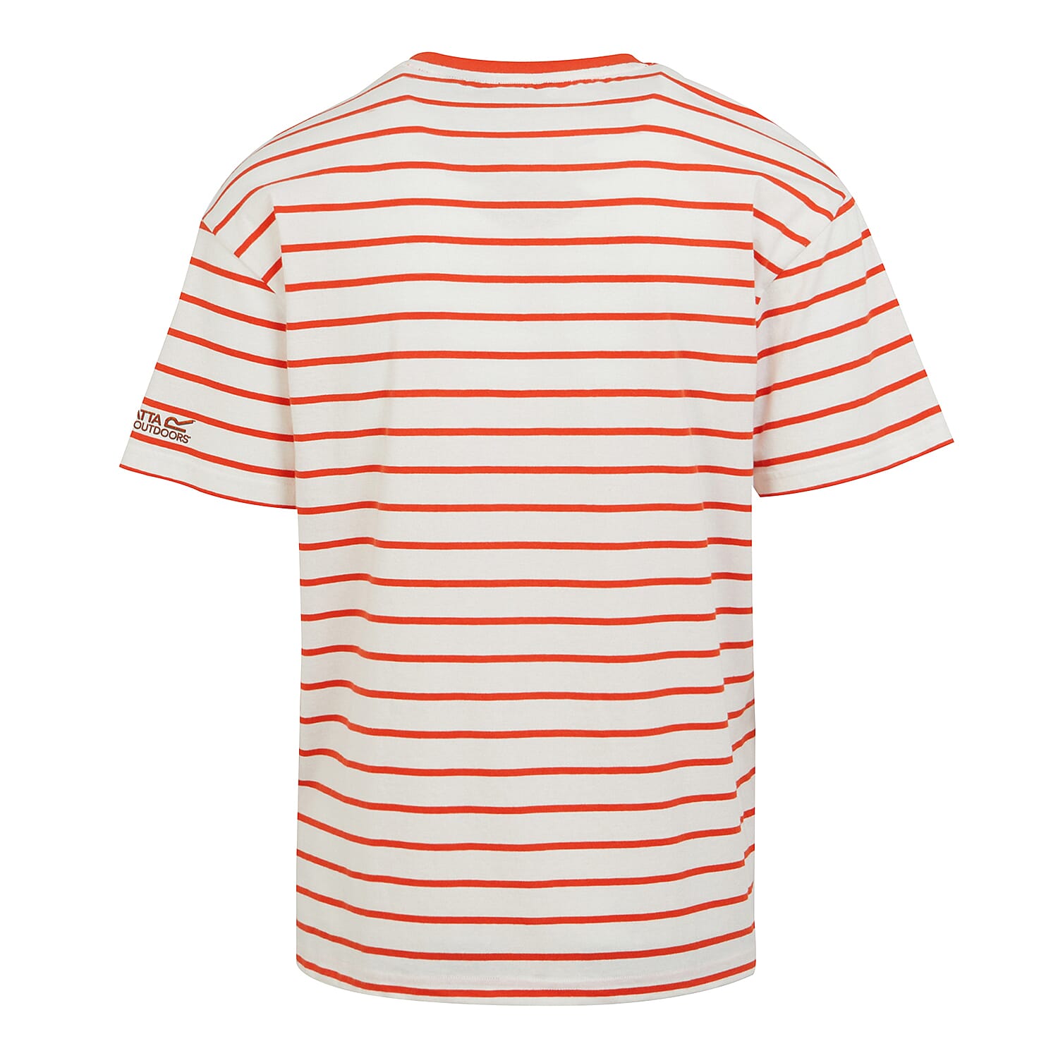 REGATTA 100% Cotton Shorebay II TShirt (Size 4XL) - Rusty Orange &amp; White 7773067 6