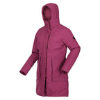 Regatta Insulated Padded Womens Yewbank Jacket Plum - Size 8