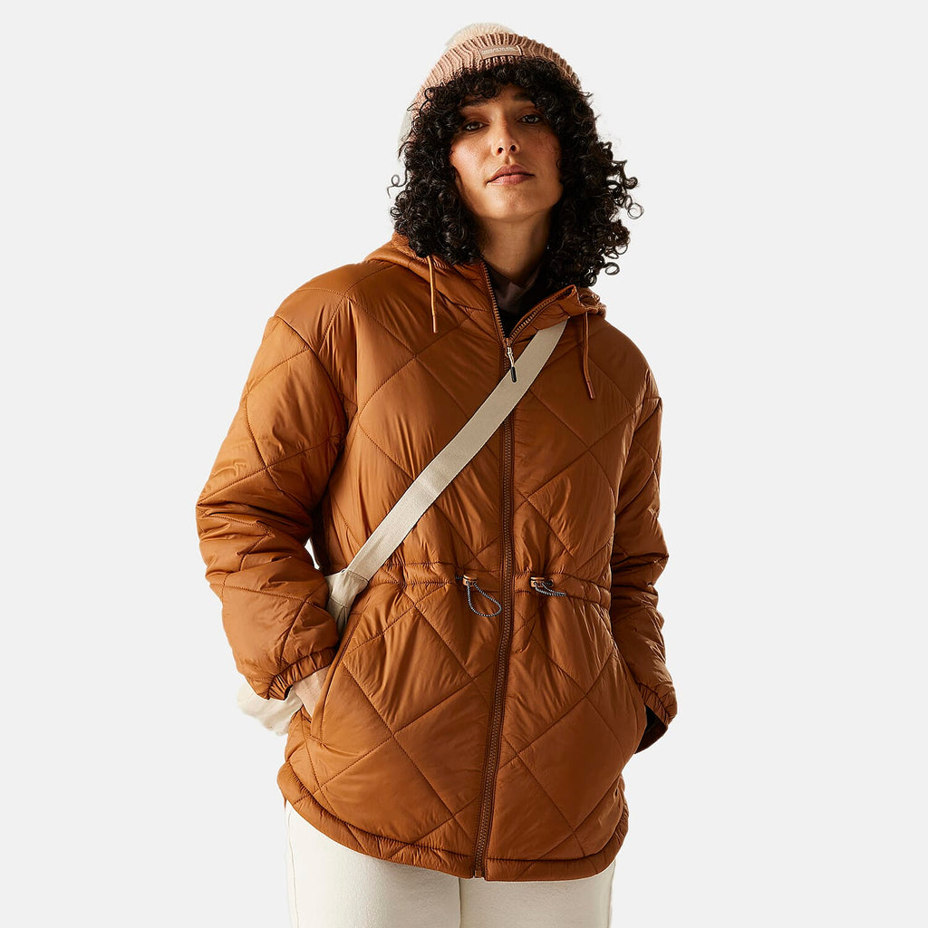 Regatta Womens Lightweight Waterproof Quited Jacket (Size 12) - Glazedginge