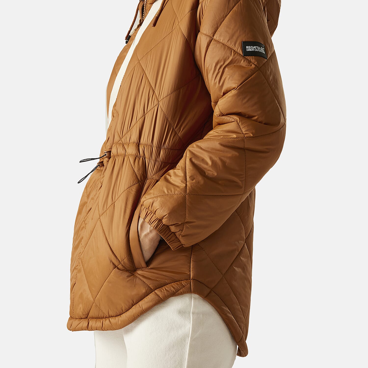 Regatta Womens Lightweight Waterproof Quited Jacket (Size 12) - Glazedginge 8357726 5