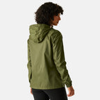 Regatta Womens Full Waterproof Jacket With Packet Pouch (Size 14) - Nephitegreen