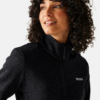Regatta Full Zip Fleece Jacket With Contrast Trim (Size 16) - Navy