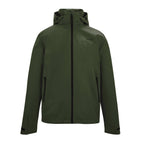 Regatta Mens Waterproof Jacket with Detachable Hood and Zipped Pockets (Size L) - Green