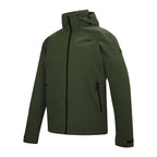 Regatta Mens Waterproof Jacket with Detachable Hood and Zipped Pockets (Size L) - Green