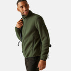 Regatta Mens Full-Zip Lightweight Fleece (Size L) - Olive Night