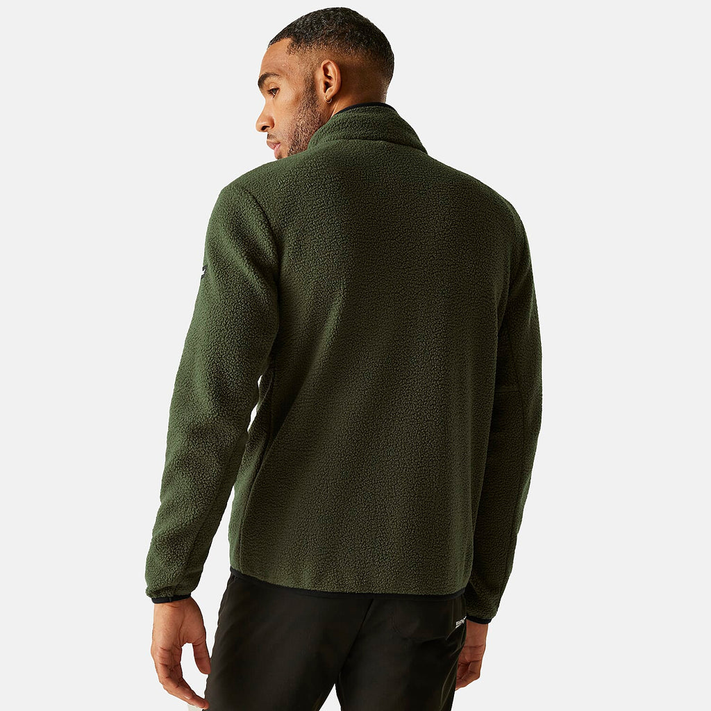 Regatta Mens Full-Zip Lightweight Fleece (Size L) - Olive Night