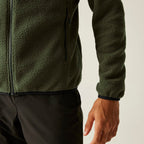 Regatta Mens Full-Zip Lightweight Fleece (Size L) - Olive Night