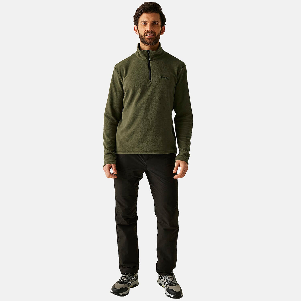 Regatta Men's Lightweight Half-Zip Fleece (Size L) - Green 8289403 0