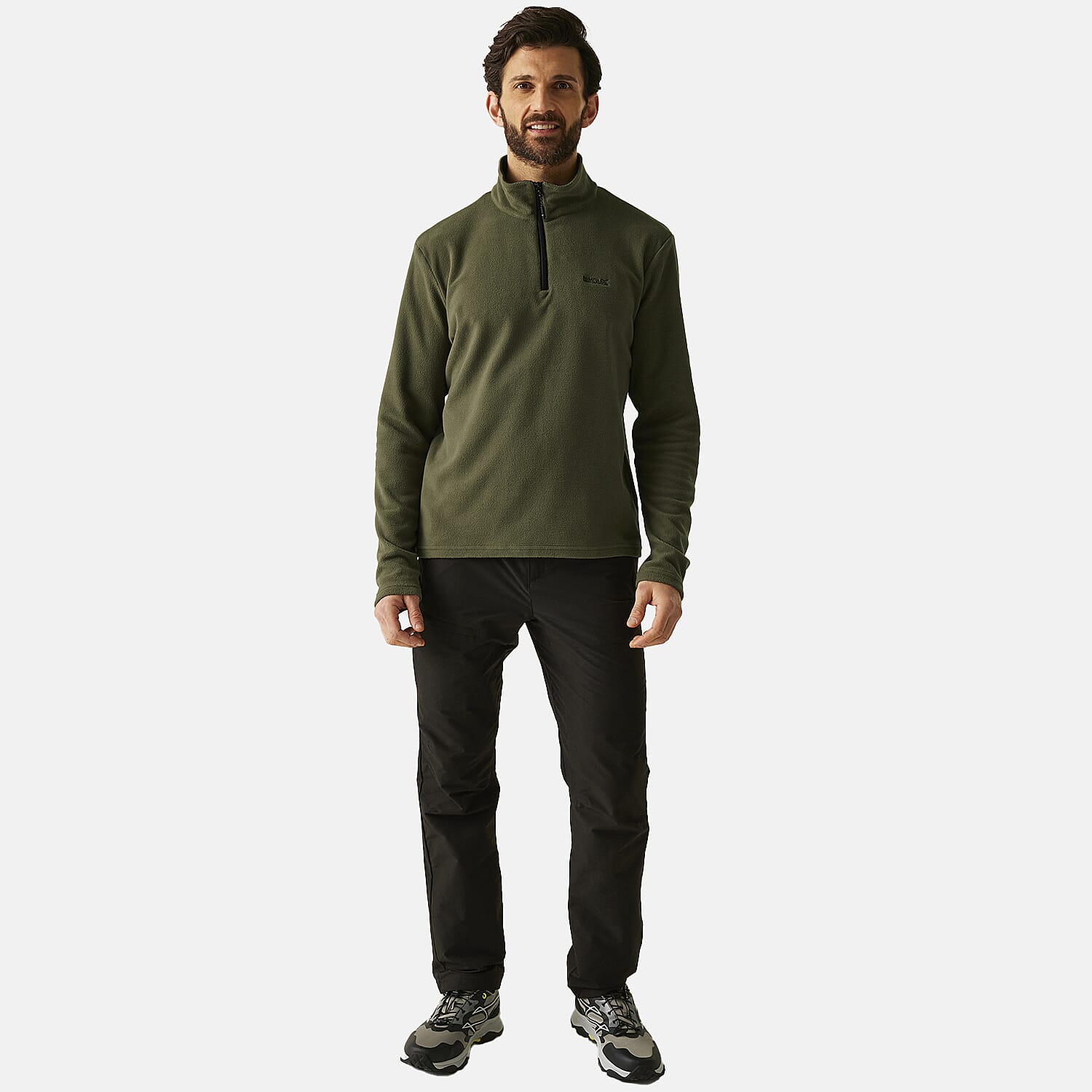 Regatta Men's Lightweight Half-Zip Fleece (Size L) - Green 8289403 0