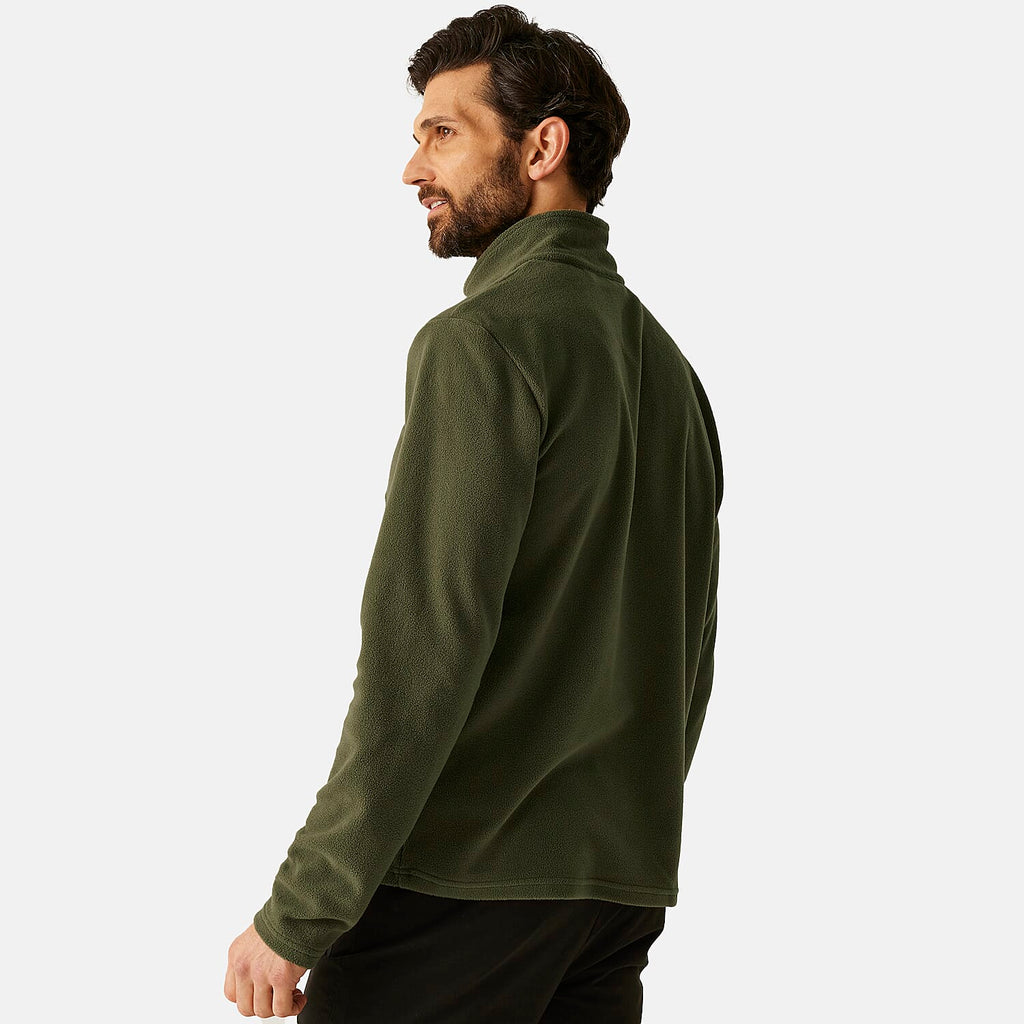 Regatta Mens Lightweight Half-Zip Fleece (Size L) - Green
