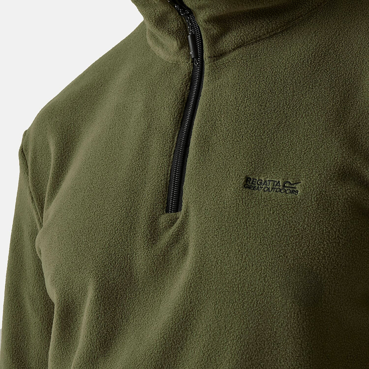 Regatta Men's Lightweight Half-Zip Fleece (Size L) - Green 8289403 3