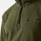 Regatta Mens Lightweight Half-Zip Fleece (Size L) - Green