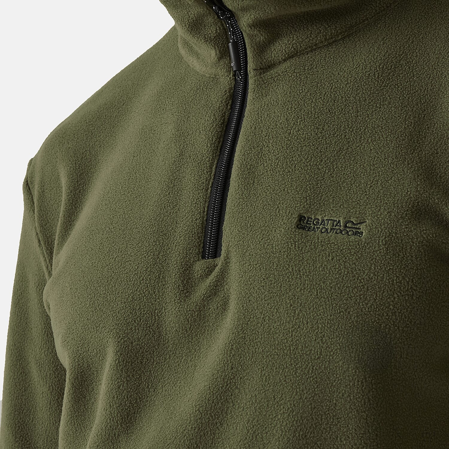 Regatta Men's Lightweight Half-Zip Fleece (Size L) - Green 8289403 3