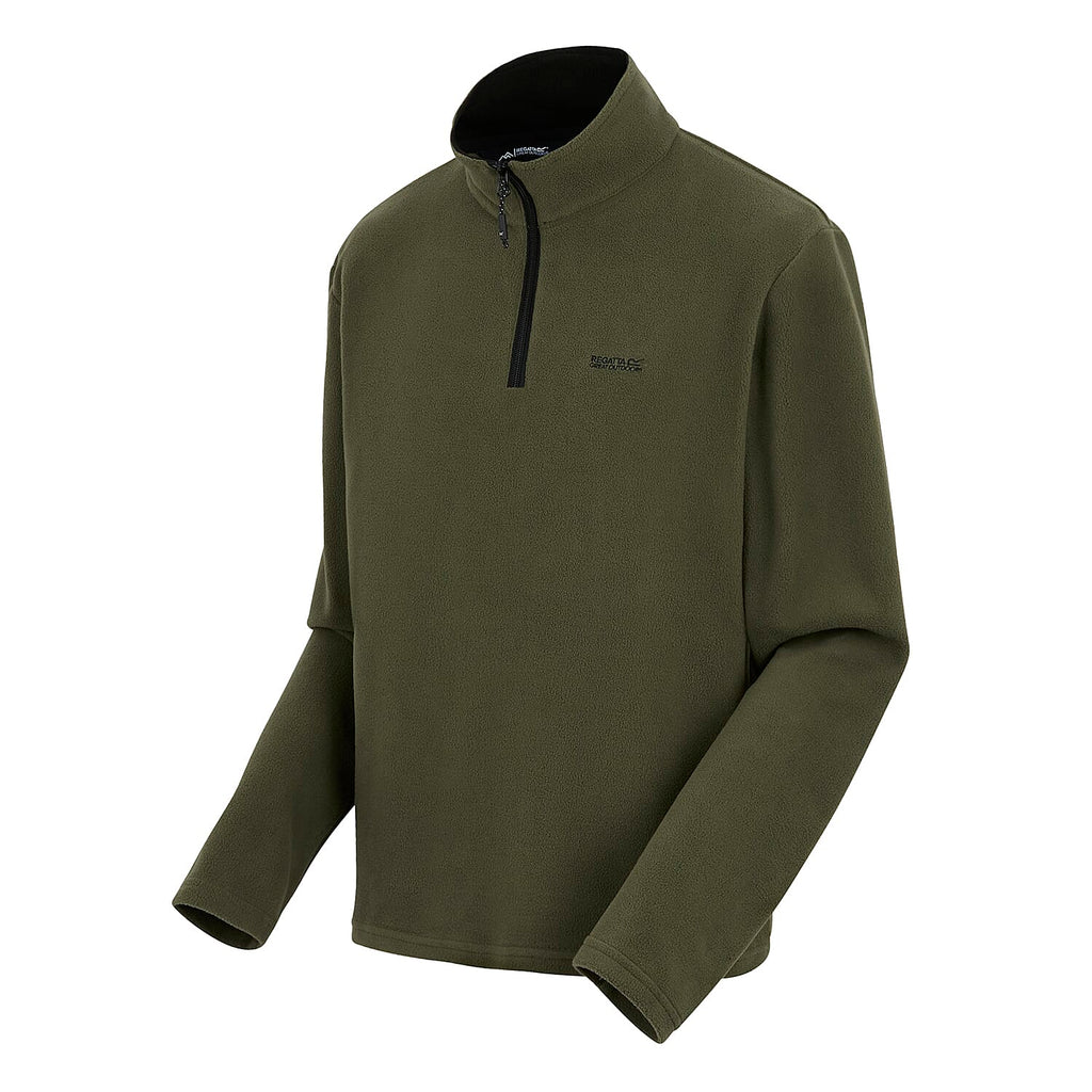 Regatta Mens Lightweight Half-Zip Fleece (Size L) - Green