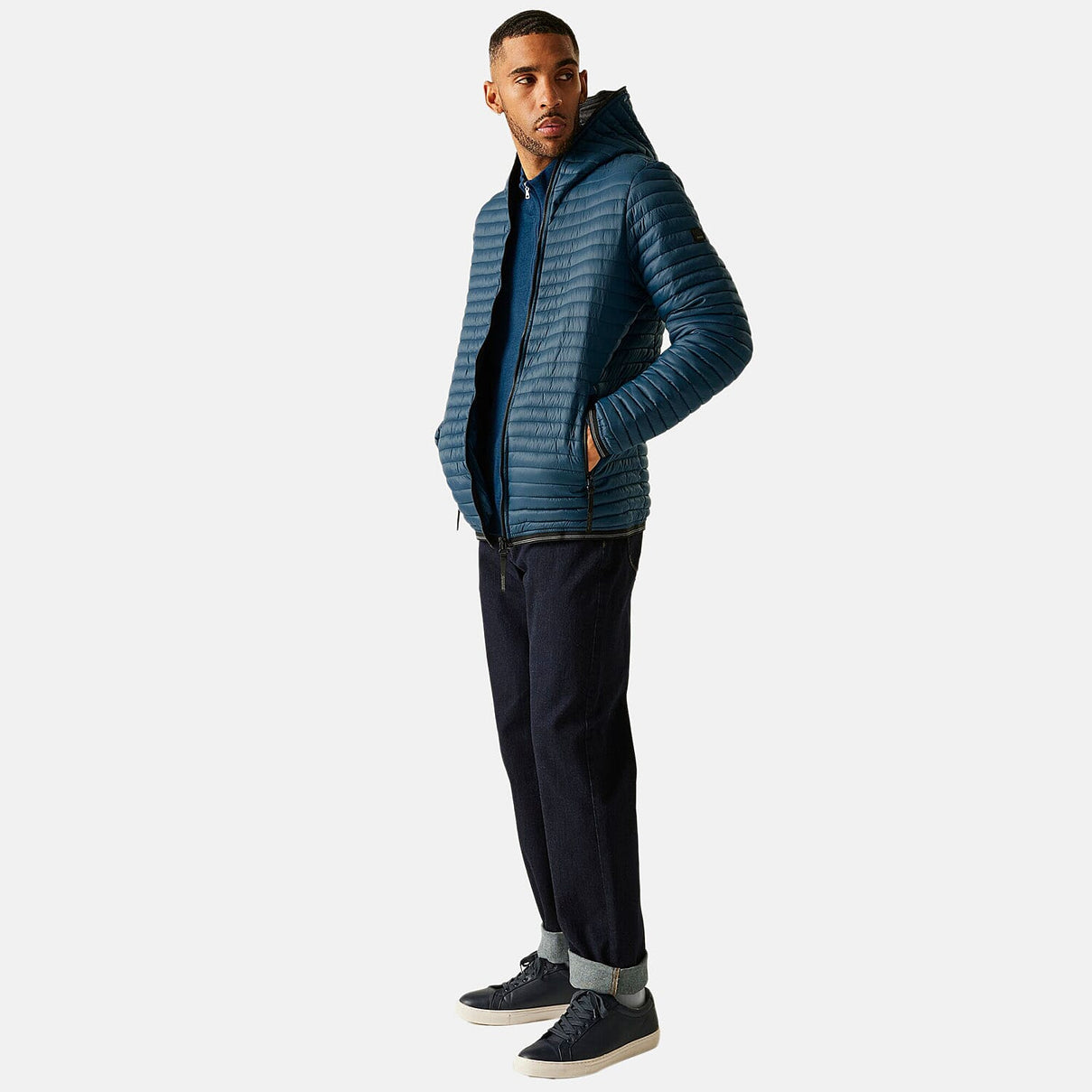Regatta Mens Lightweight Padded Jacket (Size L) - Blue 8291066 2