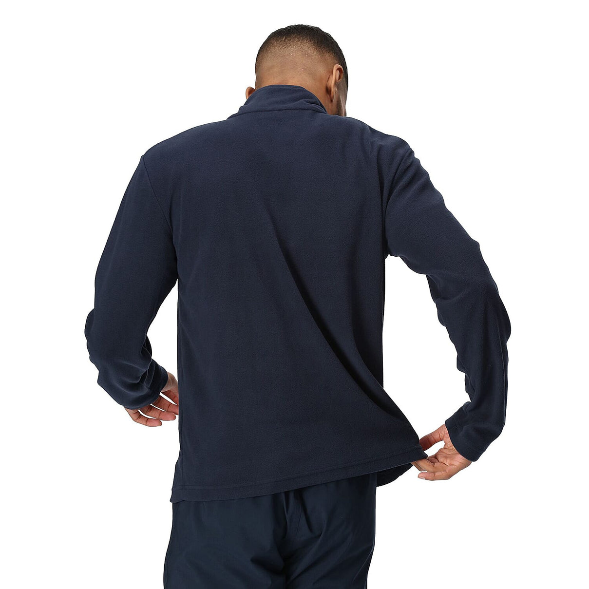 Regatta Mens Thompson Lightweight Half Zip Fleece (Size L) - Navy 7727816 2