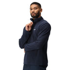 Regatta Mens Thompson Lightweight Half Zip Fleece (Size L) - Navy