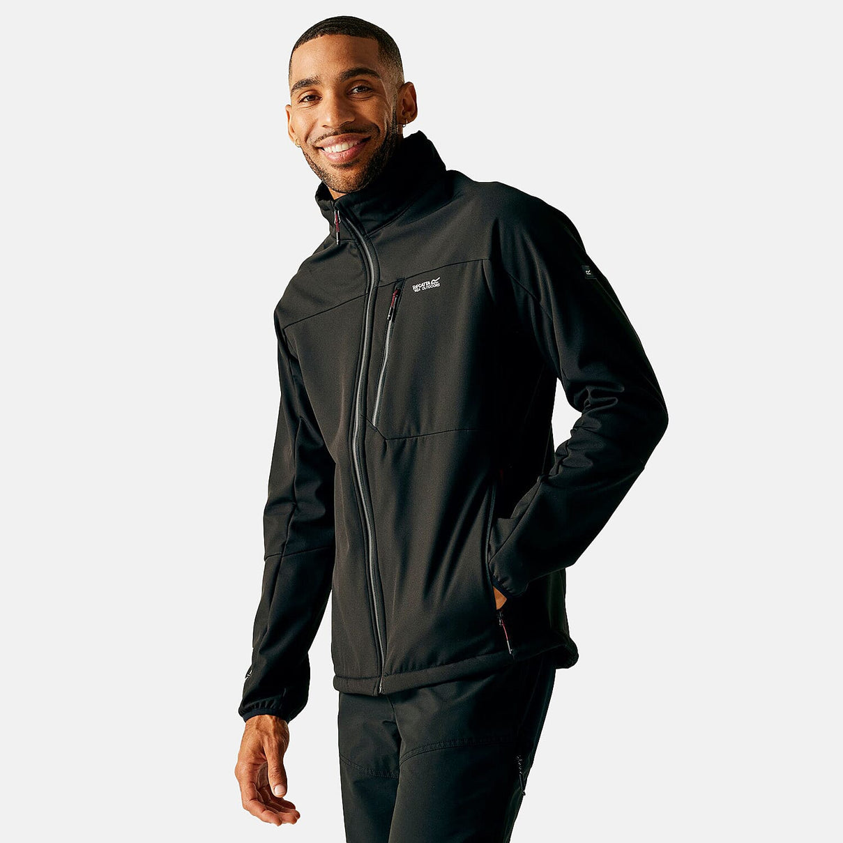Regatta Mens Waterprrof Windproof Softshell Jacket (Size XL) - Black 8290891 0