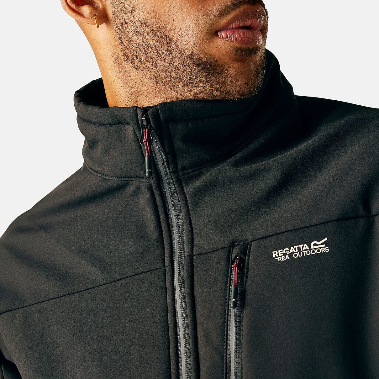 Regatta Mens Waterprrof Windproof Softshell Jacket (Size XL) - Black 8290891 2