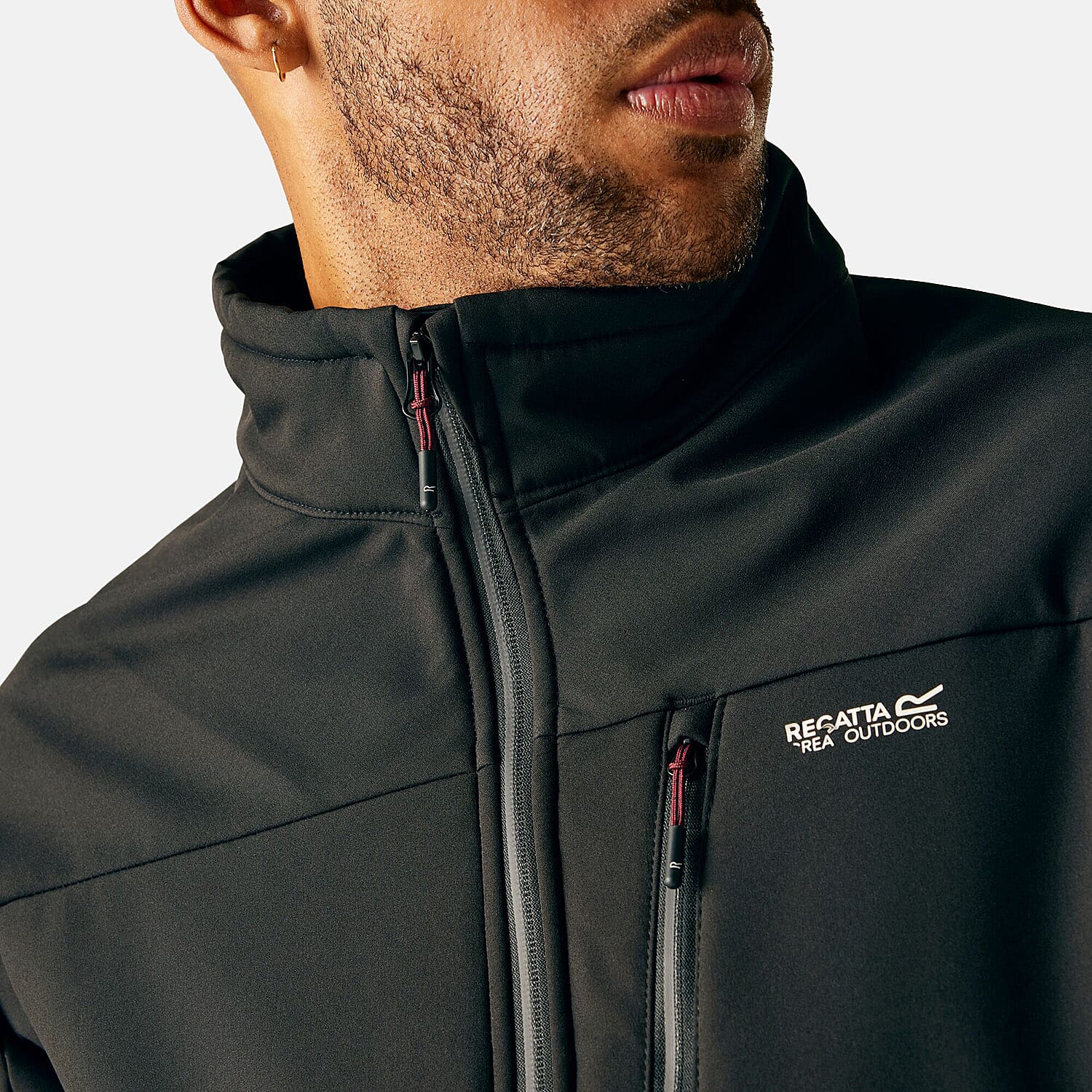 Regatta Mens Waterprrof Windproof Softshell Jacket (Size XL) - Black 8290891 2