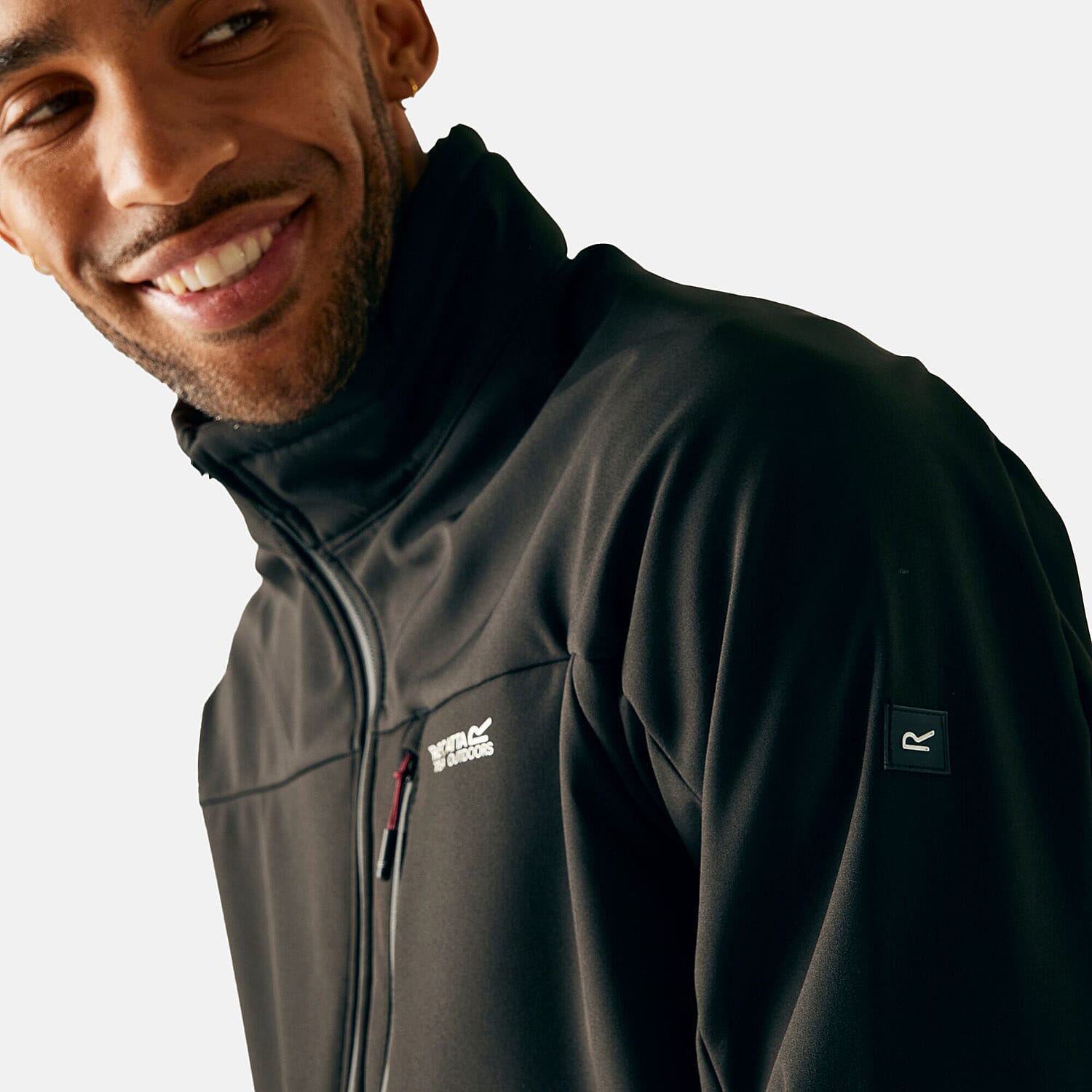 Regatta Mens Waterprrof Windproof Softshell Jacket (Size XL) - Black 8290891 3