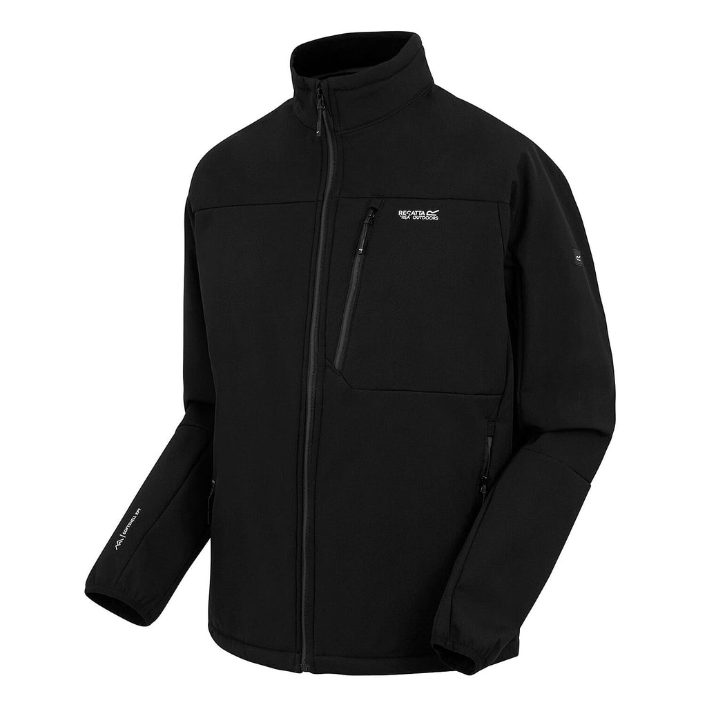 Regatta Mens Waterprrof Windproof Softshell Jacket (Size XL) - Black