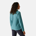 Regatta Womens Lightweight Half Zip Fleece (Size 14) - Storm Blue