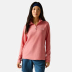 Regatta Womens Lightweight Half-Zip Fleece (Size 18) - Peach
