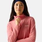 Regatta Womens Lightweight Half-Zip Fleece (Size 18) - Peach