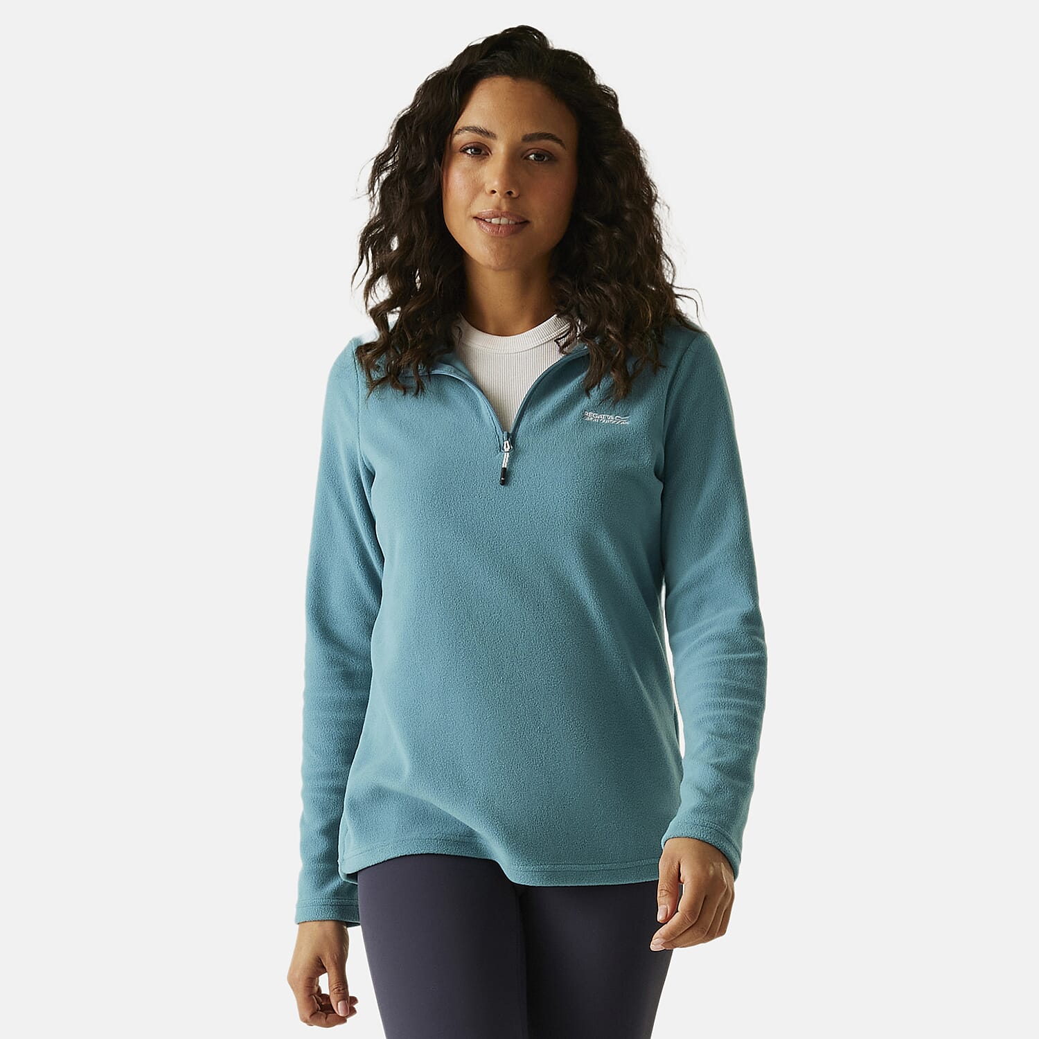 Regatta Womens Lightweight Half-Zip Fleece (Size 22) - Storm Blue 8260023 1