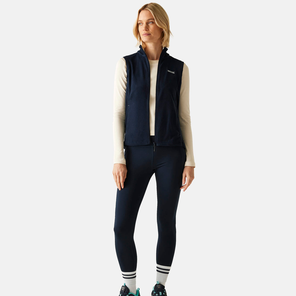 Regatta Womens Soft Fleece Gilet (Size 12) - Blue V32673855 1