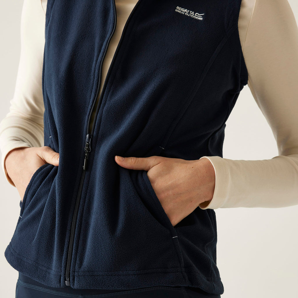 Regatta Womens Soft Fleece Gilet (Size 12) - Blue