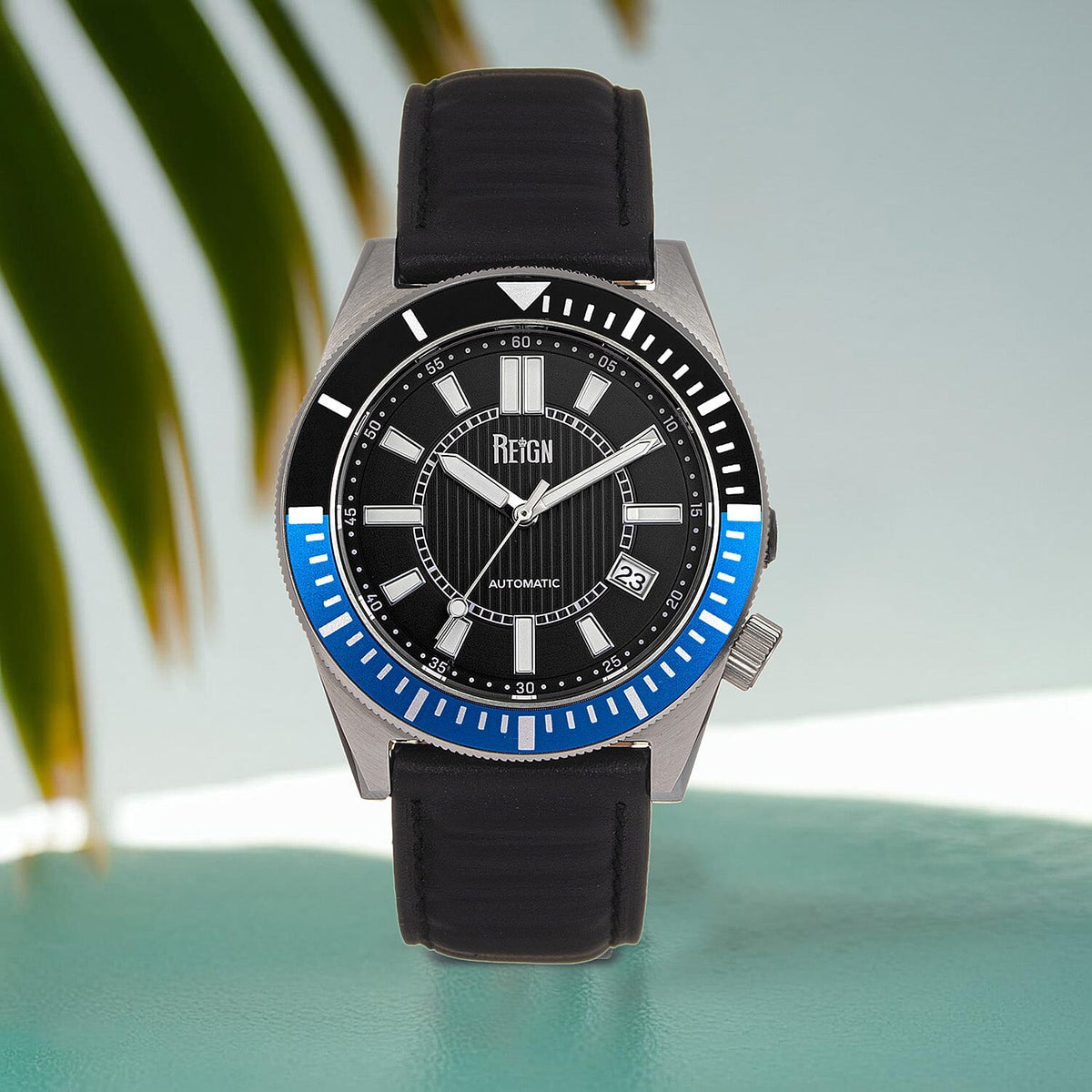 Reign Francis Leather-Band Men's Watch 7754674 2