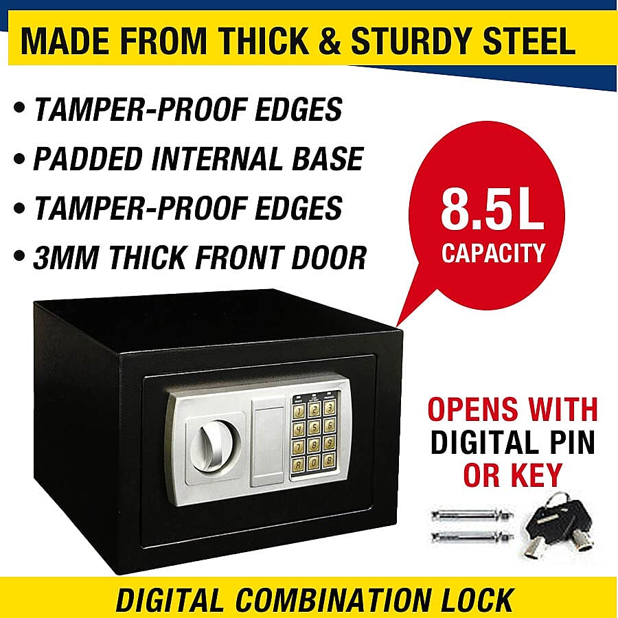 Reliant and Secure ROLSON Electronic Safe Box 30x30x20 Cms 3301352 1