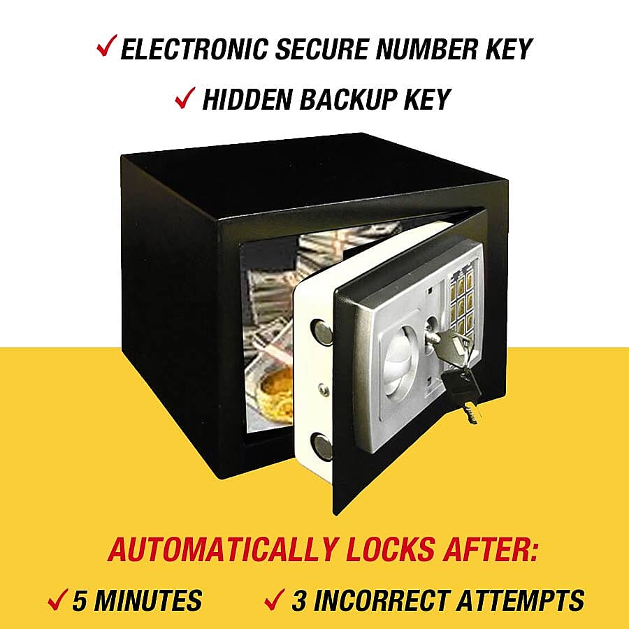 Reliant and Secure ROLSON Electronic Safe Box 30x30x20 Cms 3301352 2