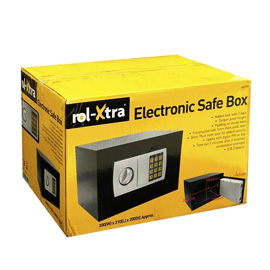 Reliant and Secure ROLSON Electronic Safe Box 30x30x20 Cms 3301352 4