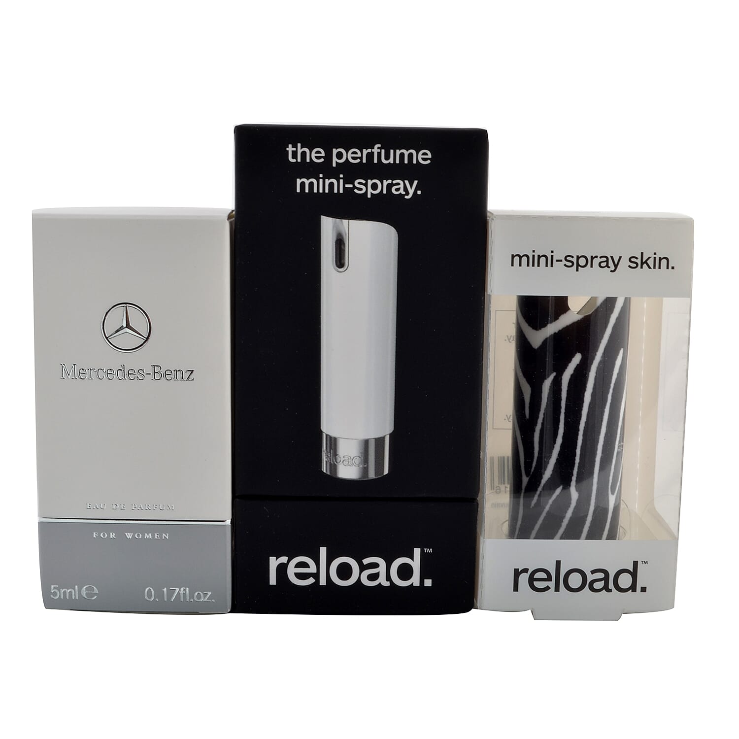 Reload Mini Perfume Spray White (Incl. Mercedes For Women and Zebra Skin) 6888505 7