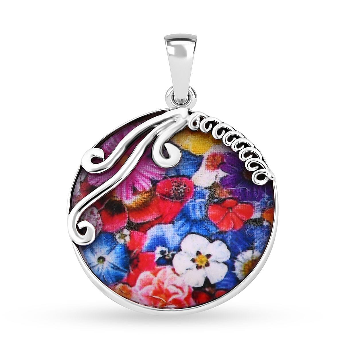 Resin  Pendant  Sterling Silver 5.00 ct  5.000  Ct. 7897776 0