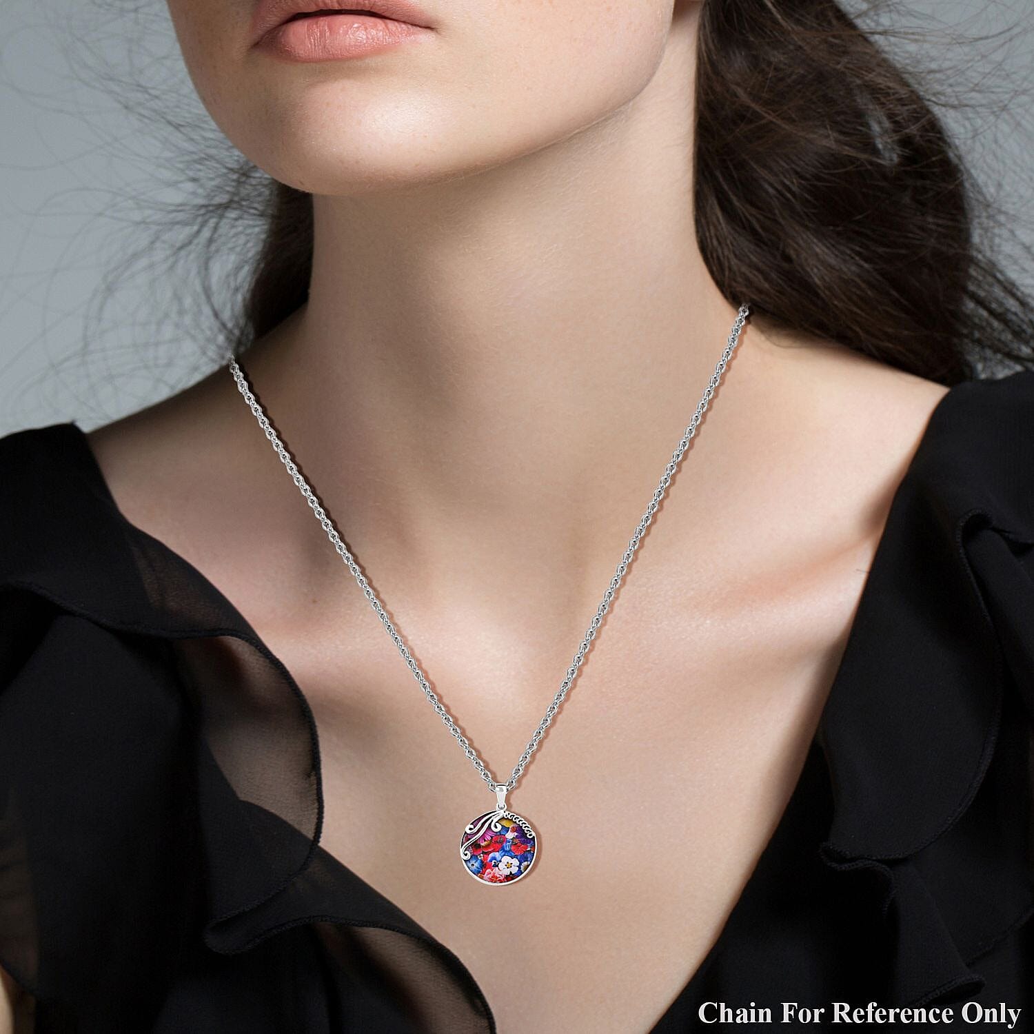 Resin  Pendant  Sterling Silver 5.00 ct  5.000  Ct. 7897776 3